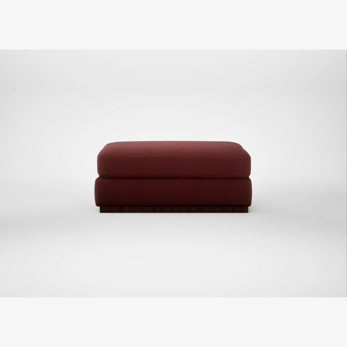 Heal's Trento Ottoman Capelo Linen-Cotton Etruscan Red – image 1