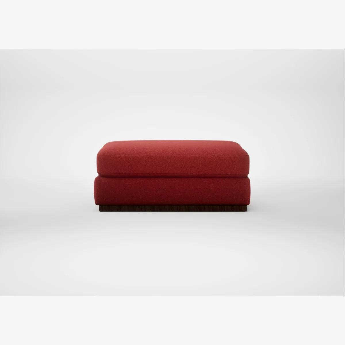 Heal's Trento Ottoman Melton Wool Red Oxide – image 1
