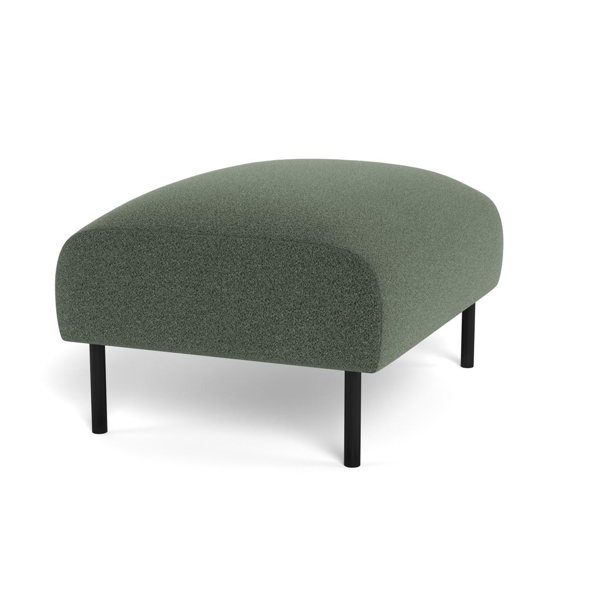 Heal's Alto Ottoman Linen Shadow Black Feet – image 2