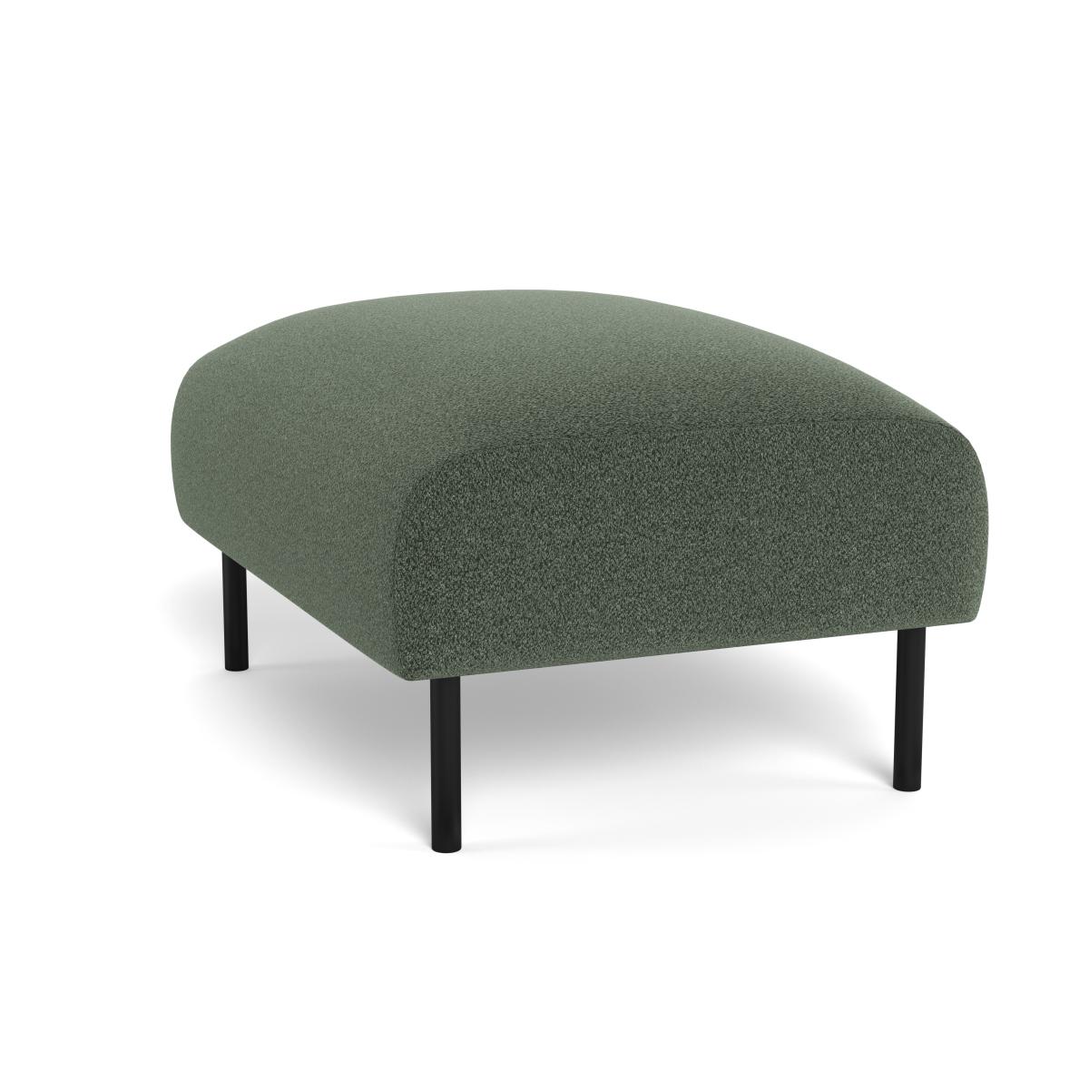 Heal's Alto Ottoman Linen Shadow Black Feet – image 4