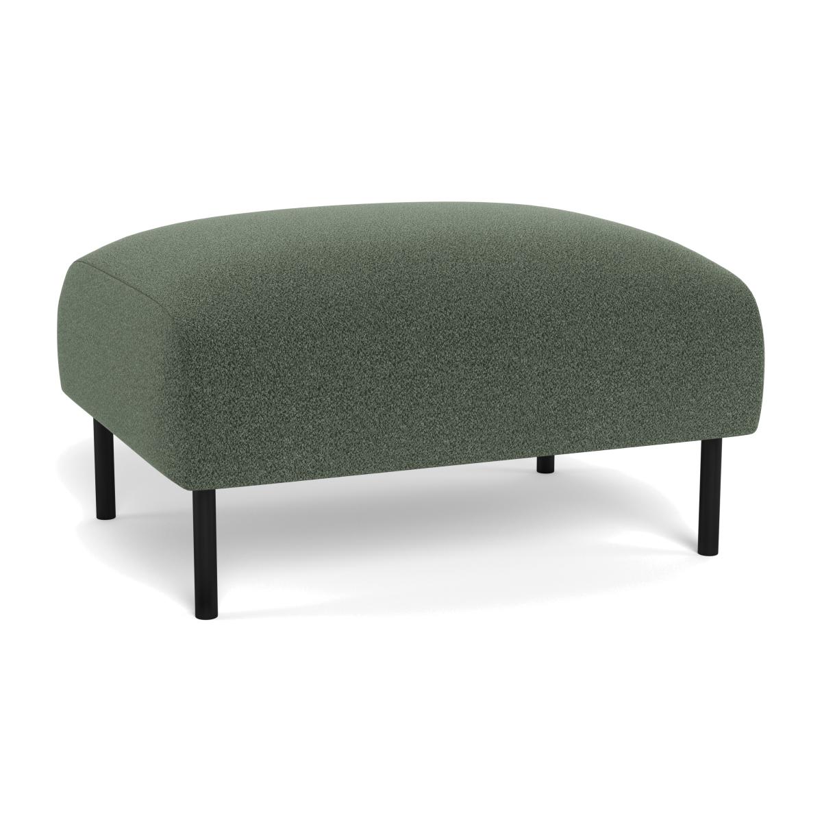 Heal's Alto Ottoman Linen Shadow Black Feet – image 1