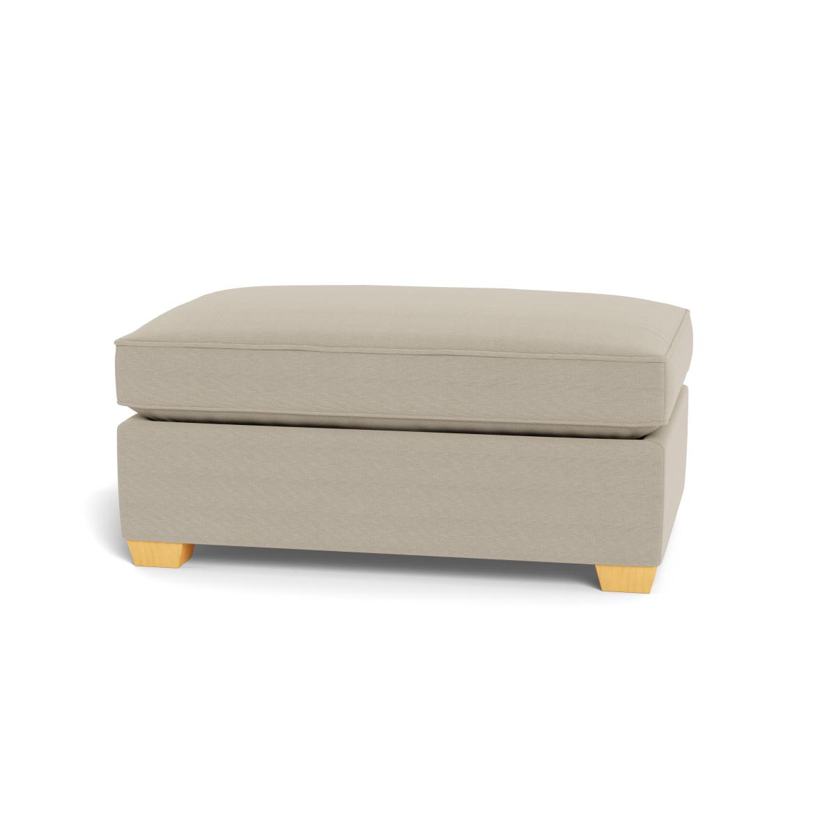 Heal's Torino Footstool Texture Soot Black Feet - Heal's UK Furniture – image 5
