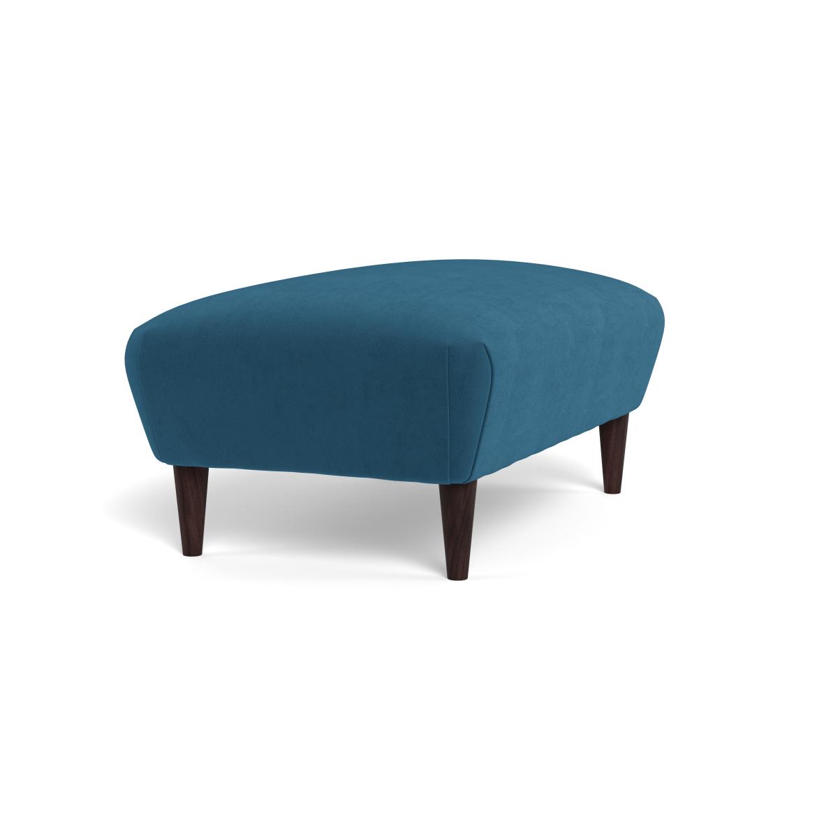 Heal's Somerset Footstool Capelo Linen-Cotton Bamboo Natural Beech Feet – image 2