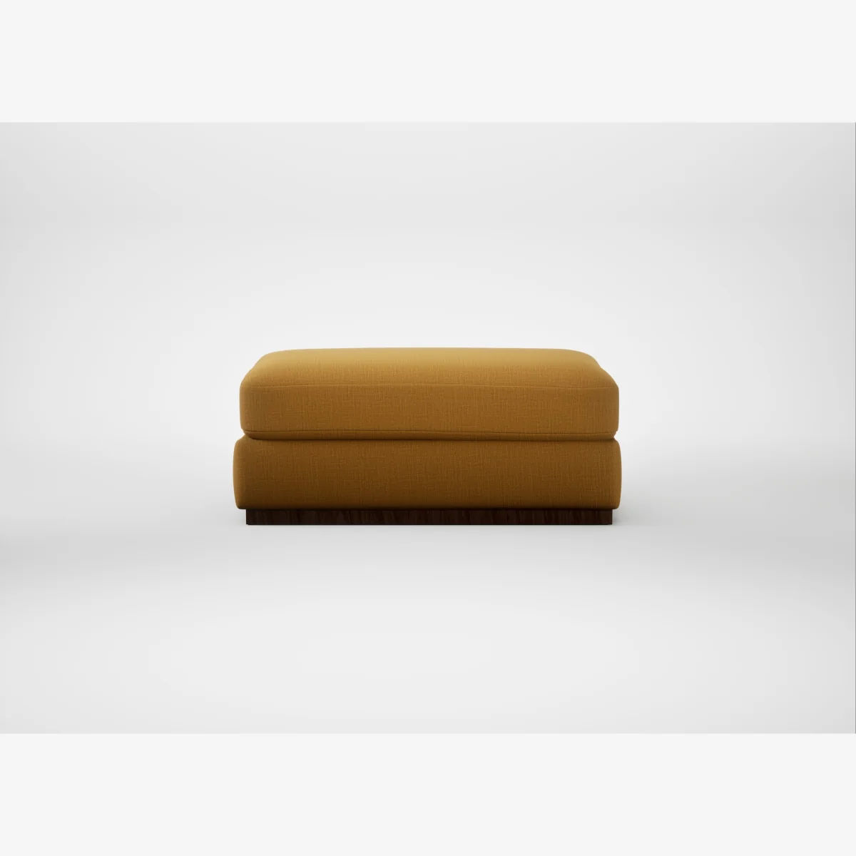 Heal's Trento Ottoman Smart Cotton Linen Sahara – image 1