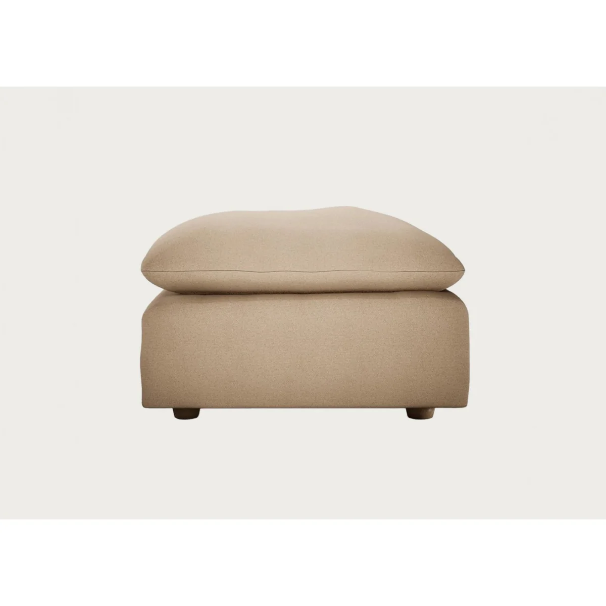Heal's Astrid Ottoman Smart Cotton Linen Sahara Natural Beech Feet – image 7