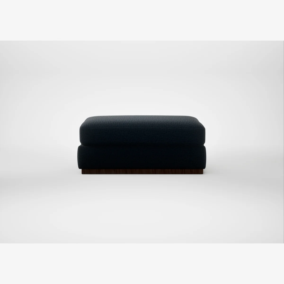 Heal's Trento Ottoman Boucle Velvet Space – image 1