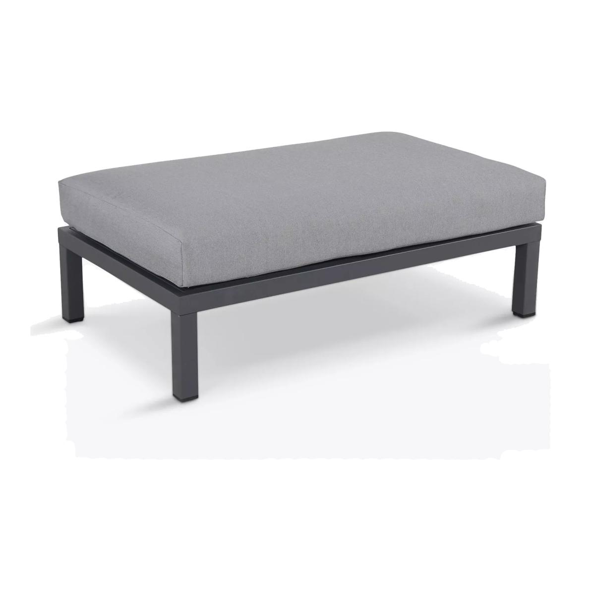 KETTLER Elba Garden Double Footstool, Grey – image 1