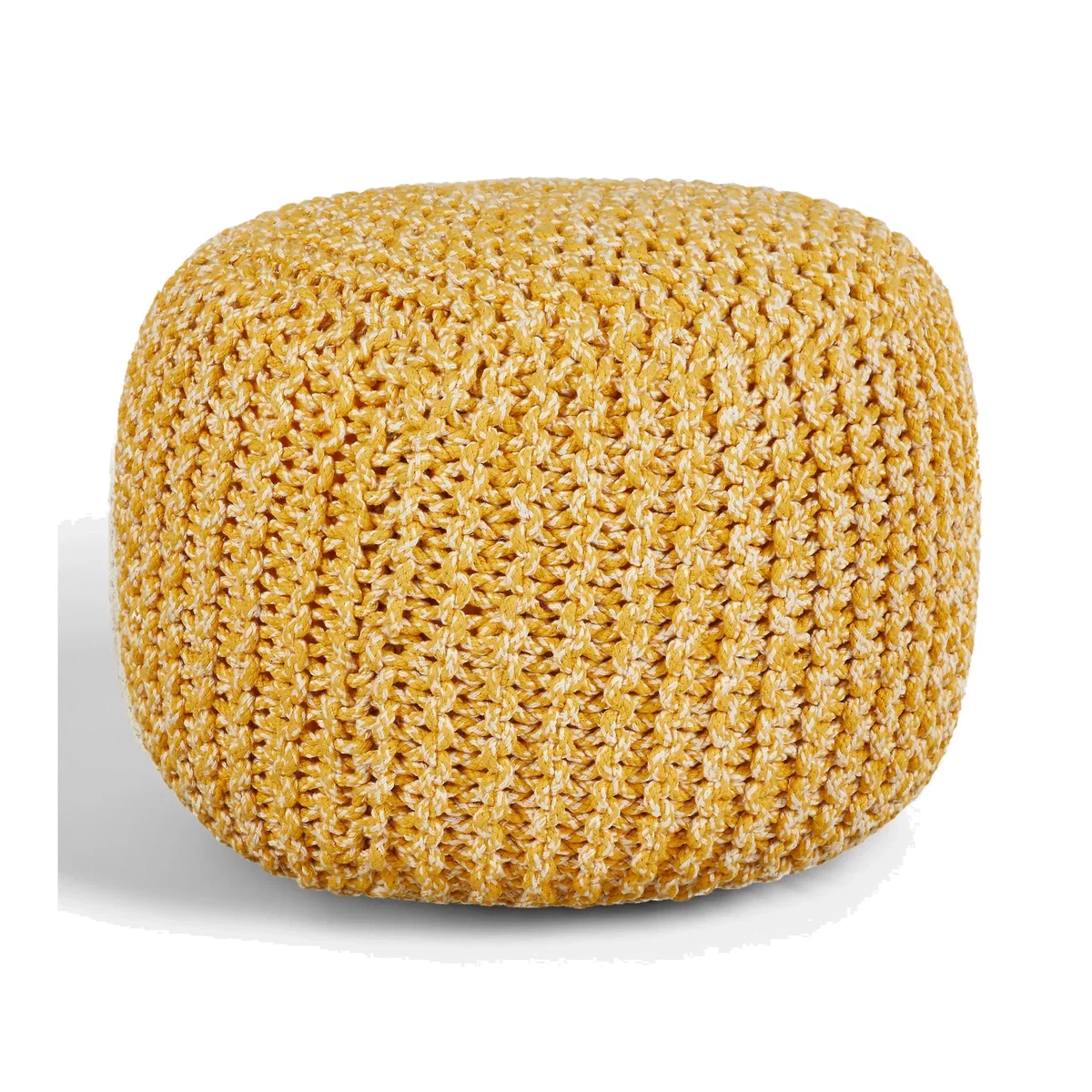 John Lewis & Partners Chunky Knitted Pouffe – image 1