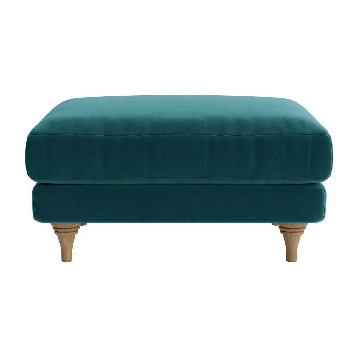 Smithy Footstool (Rockpool Clever Velvet) – image 1