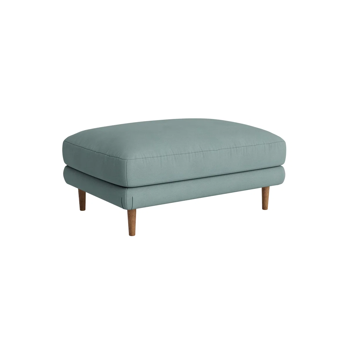 Sugarloaf Footstool, Med Rect (Smoothed Seaglass Clever Cotton) – image 2