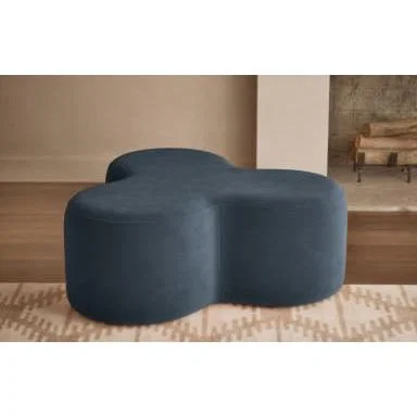 RoundedFootstool-FTSL - Soft White, Soft White,Aubergine,Ginger,Midnight Navy – image 2
