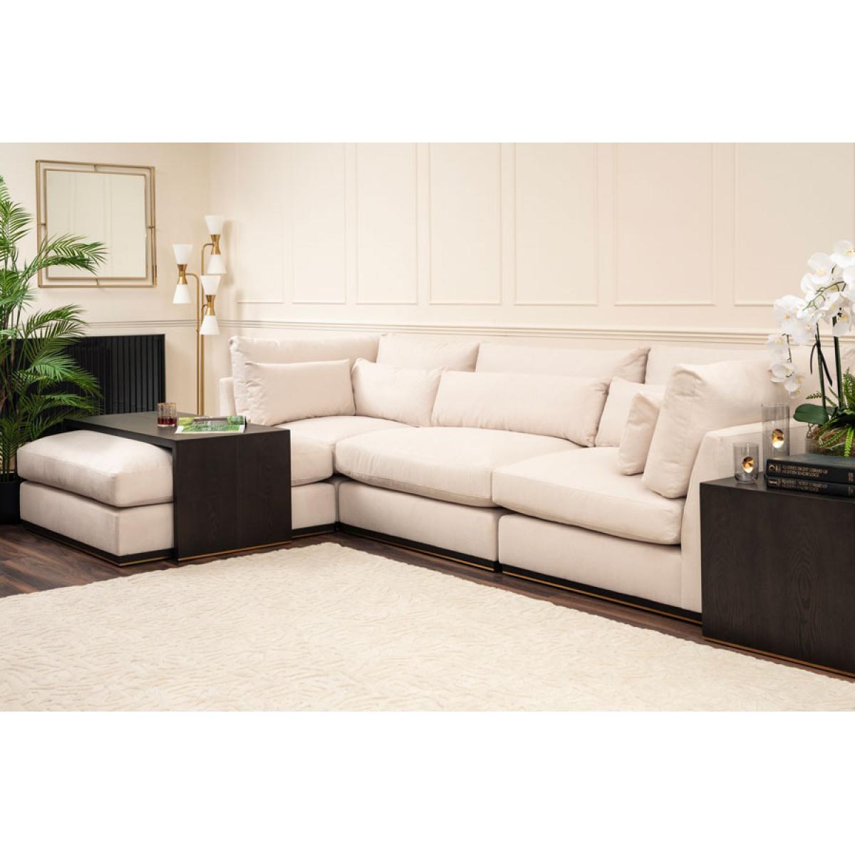 Burbank Footstool With Layered Coffee Table – image 3