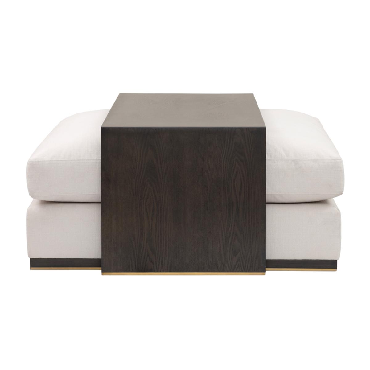 Burbank Footstool With Layered Coffee Table – image 1