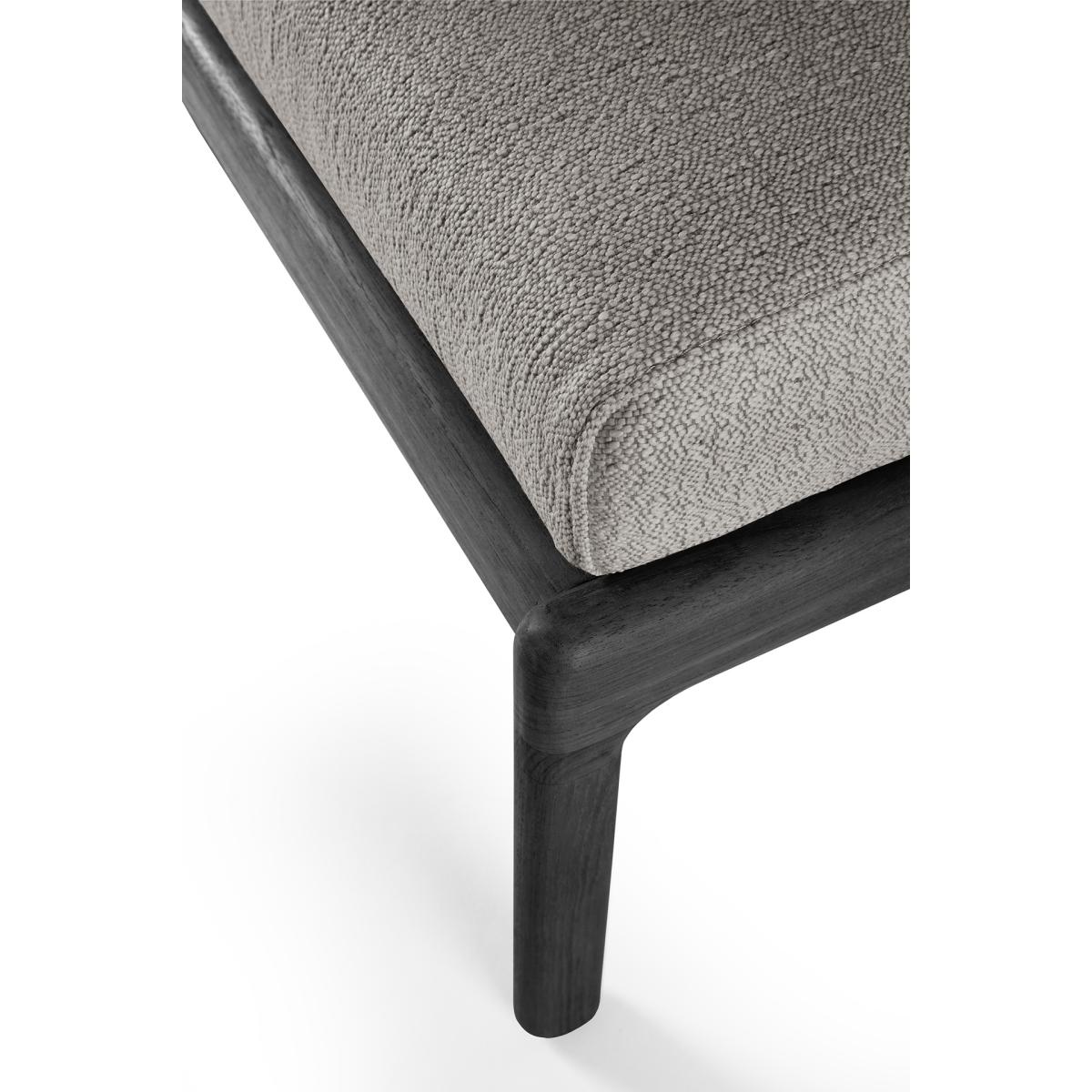 Ethnicraft Jack outdoor footstool black stained teak Mocha – image 2