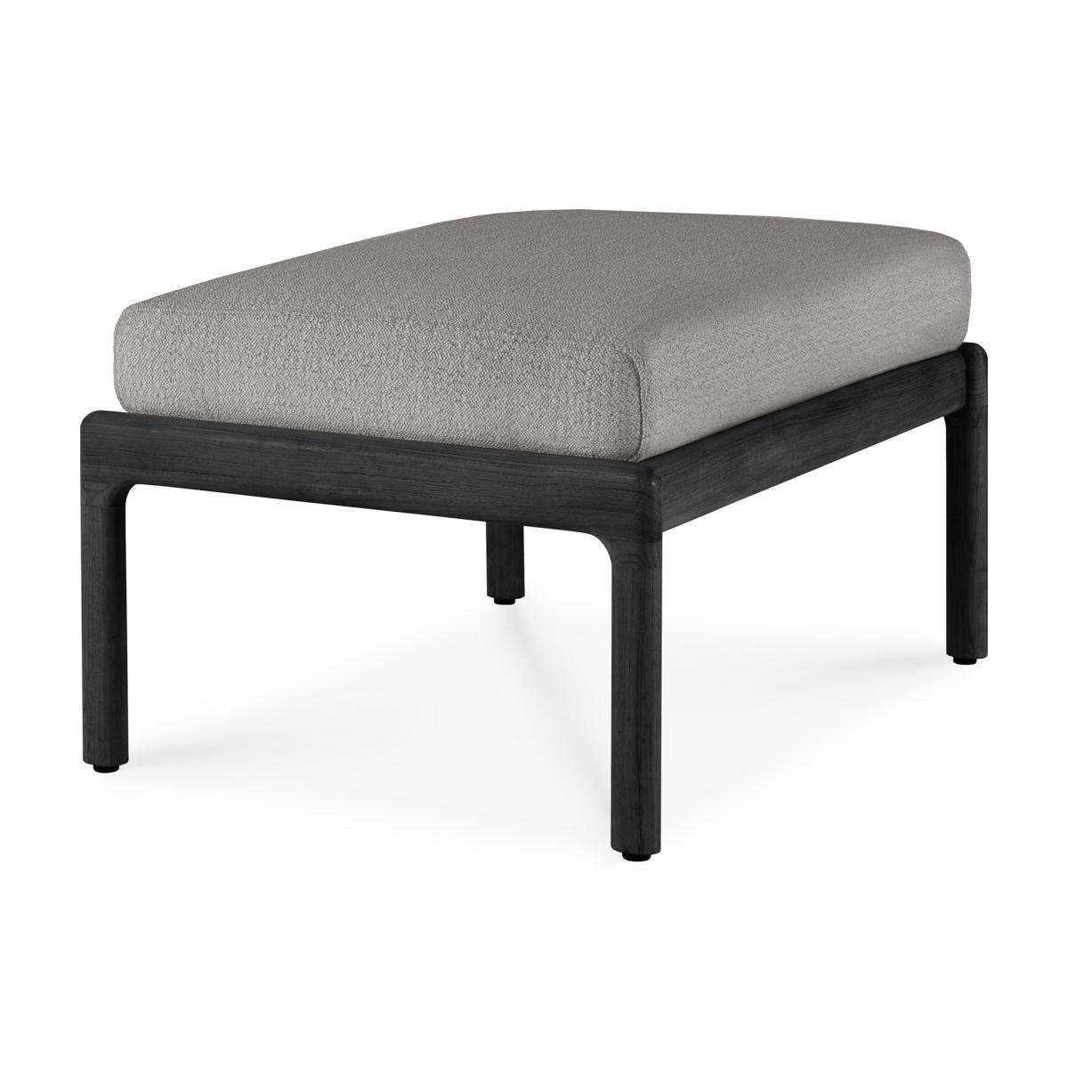 Ethnicraft Jack outdoor footstool black stained teak Mocha – image 3