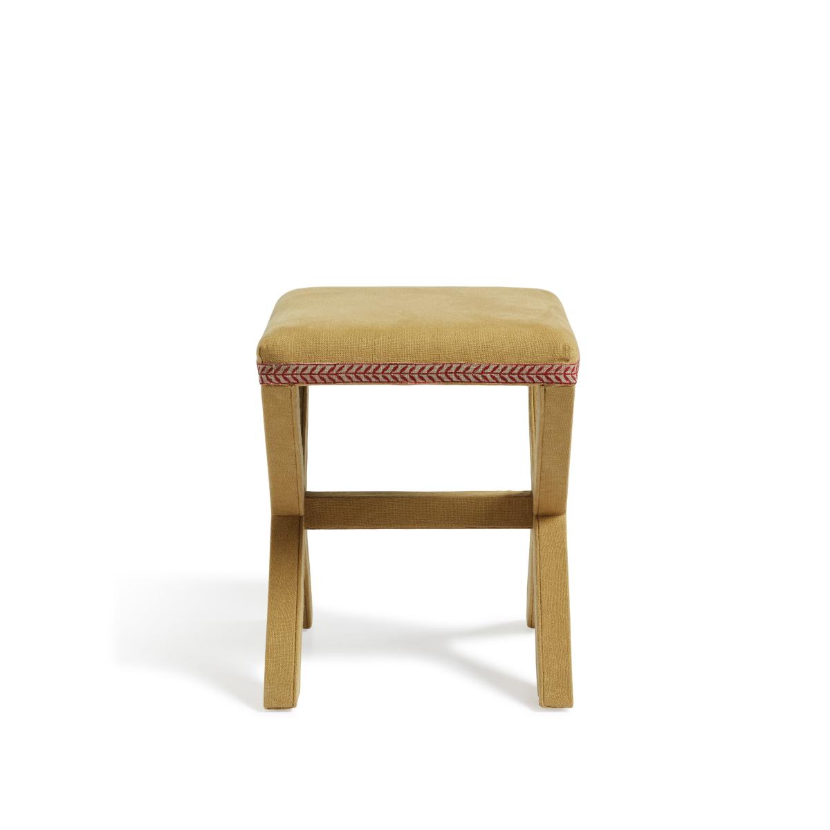 OKA, Vaquero Linen Stool - Dijon, Footstool – image 4