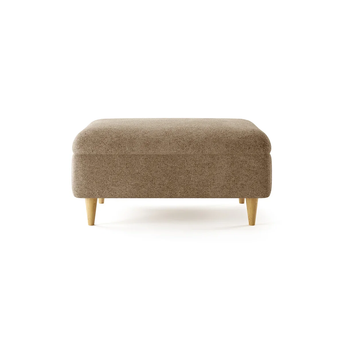 Capri Caramel Fabric Footstool – image 2