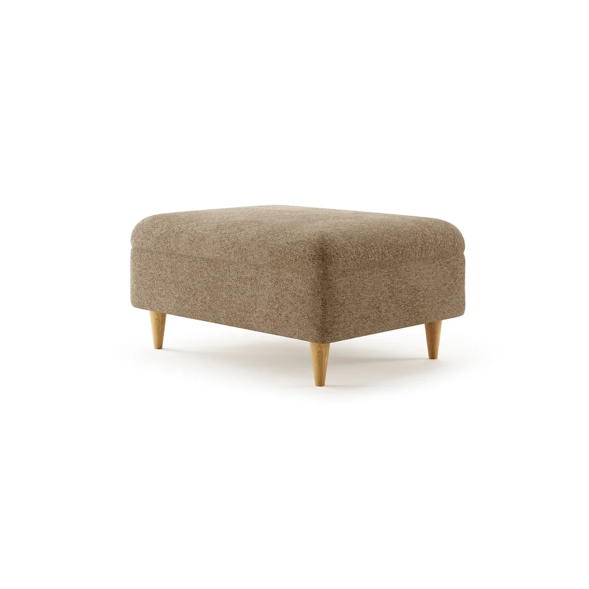 Capri Caramel Fabric Footstool – image 3