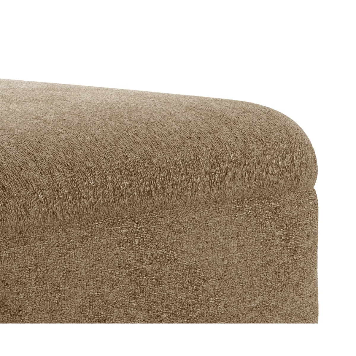 Capri Caramel Fabric Footstool – image 4