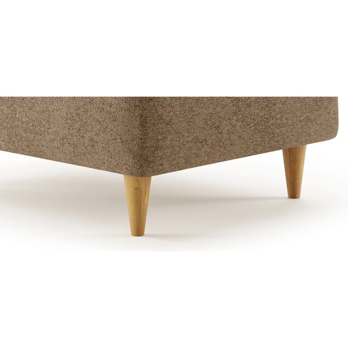 Capri Caramel Fabric Footstool – image 6