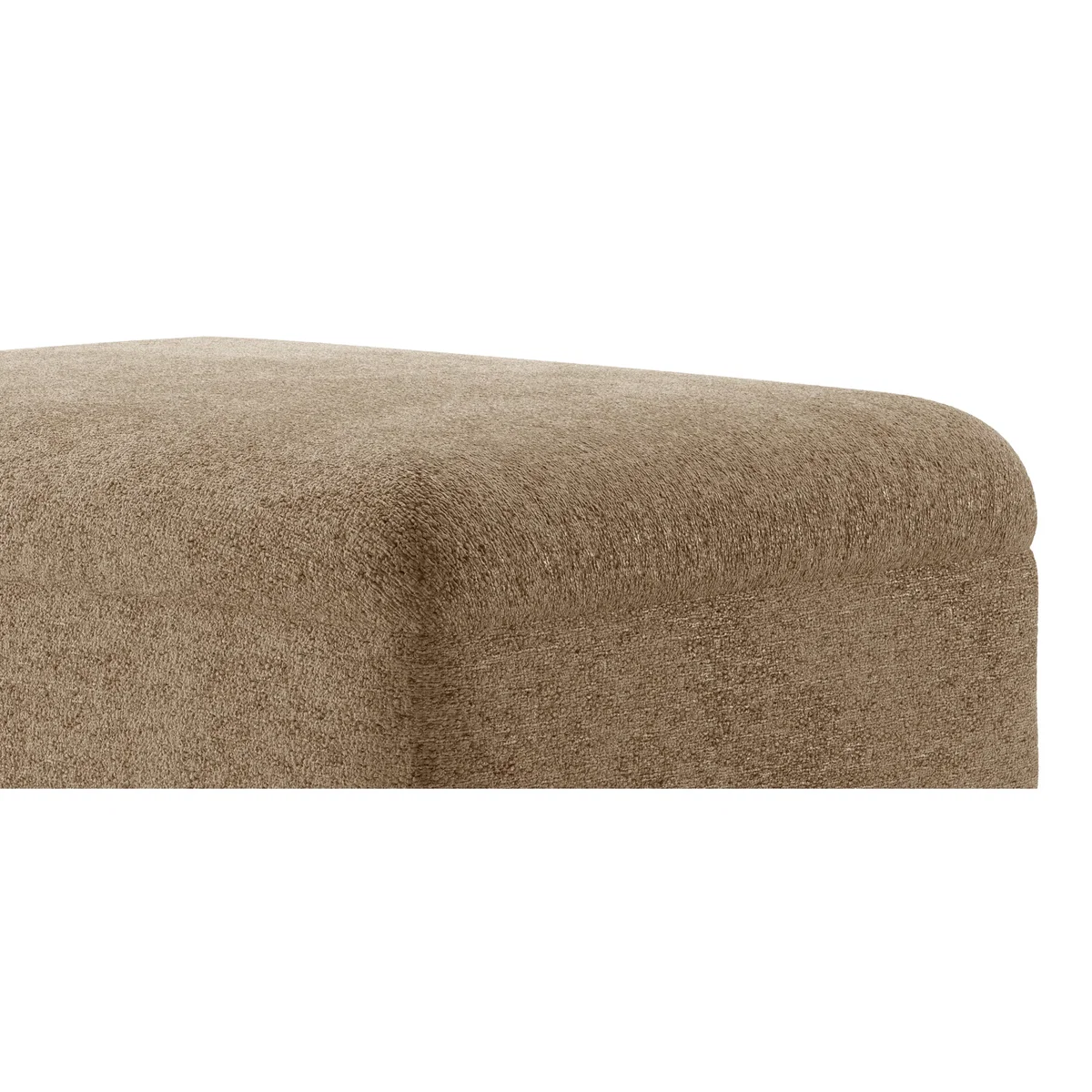 Capri Caramel Fabric Footstool – image 7