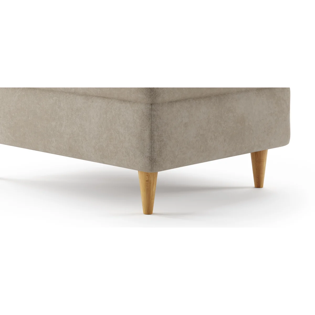 Capri Linen Chenille Fabric Footstool – image 6