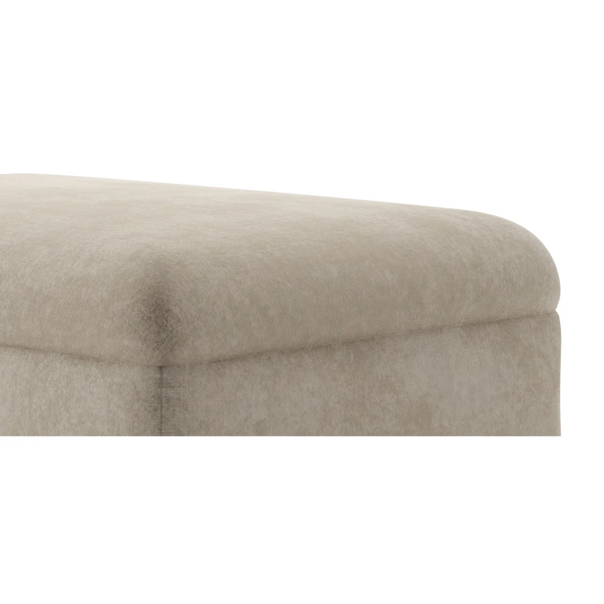Capri Linen Chenille Fabric Footstool – image 7