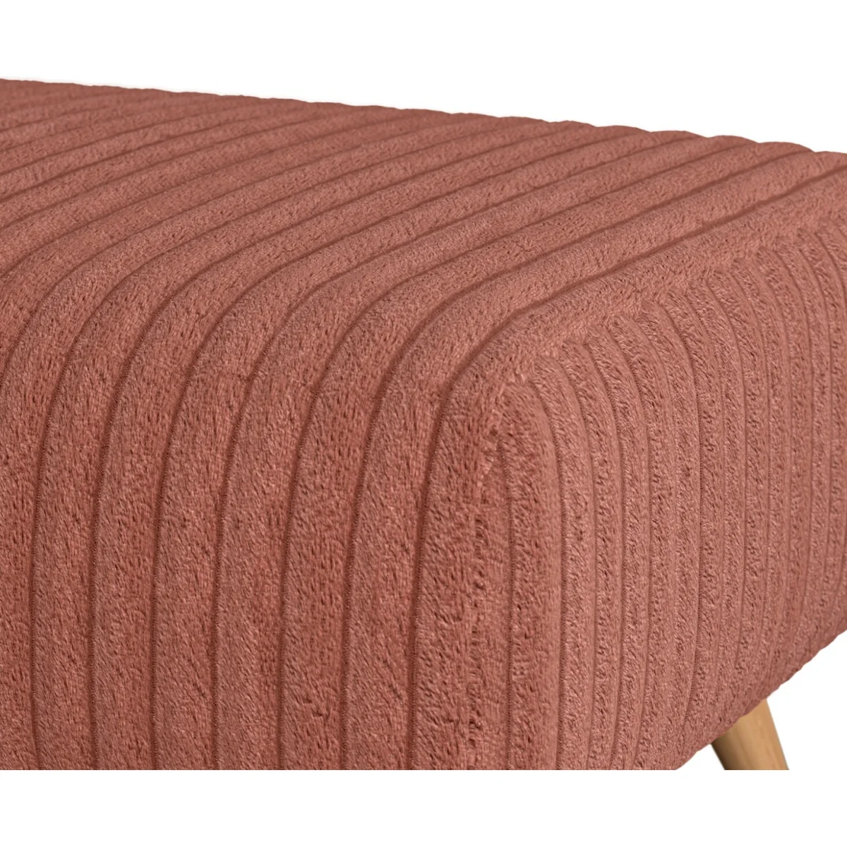 Milan Russet Fabric Footstool – image 5