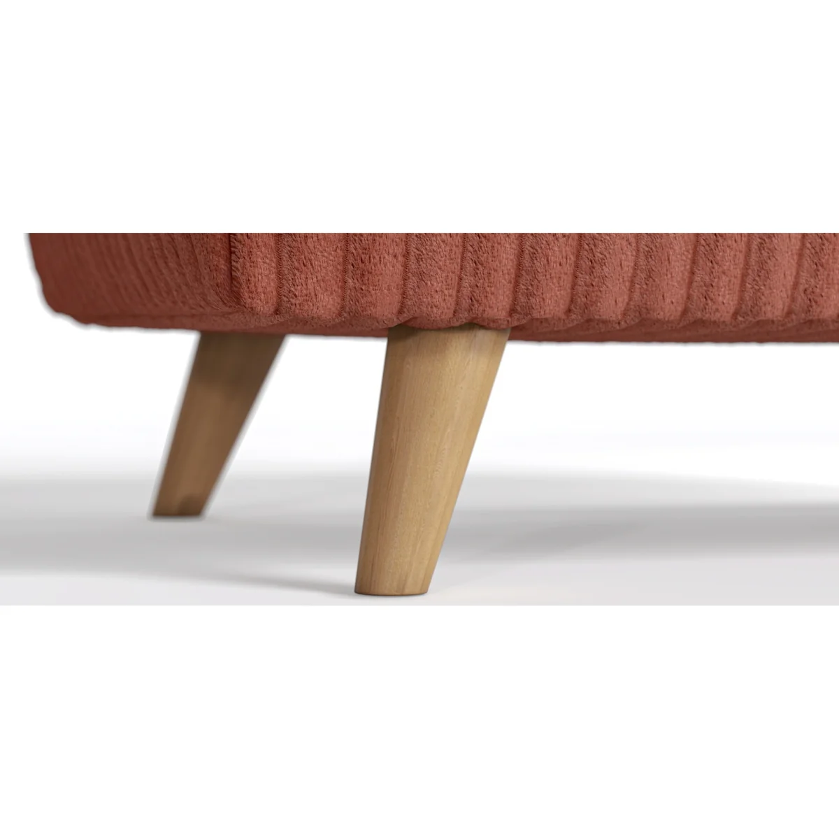 Milan Russet Fabric Footstool – image 8