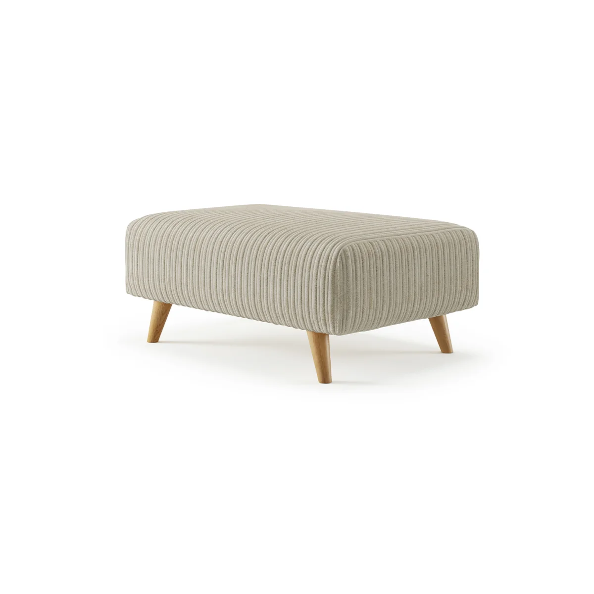 Milan Stone Fabric Footstool – image 2