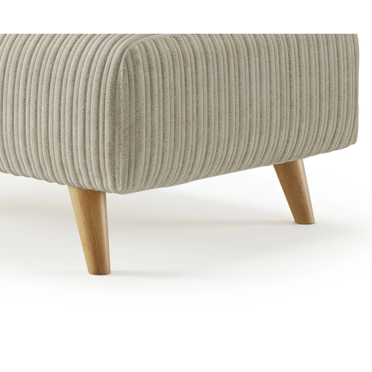 Milan Stone Fabric Footstool – image 3
