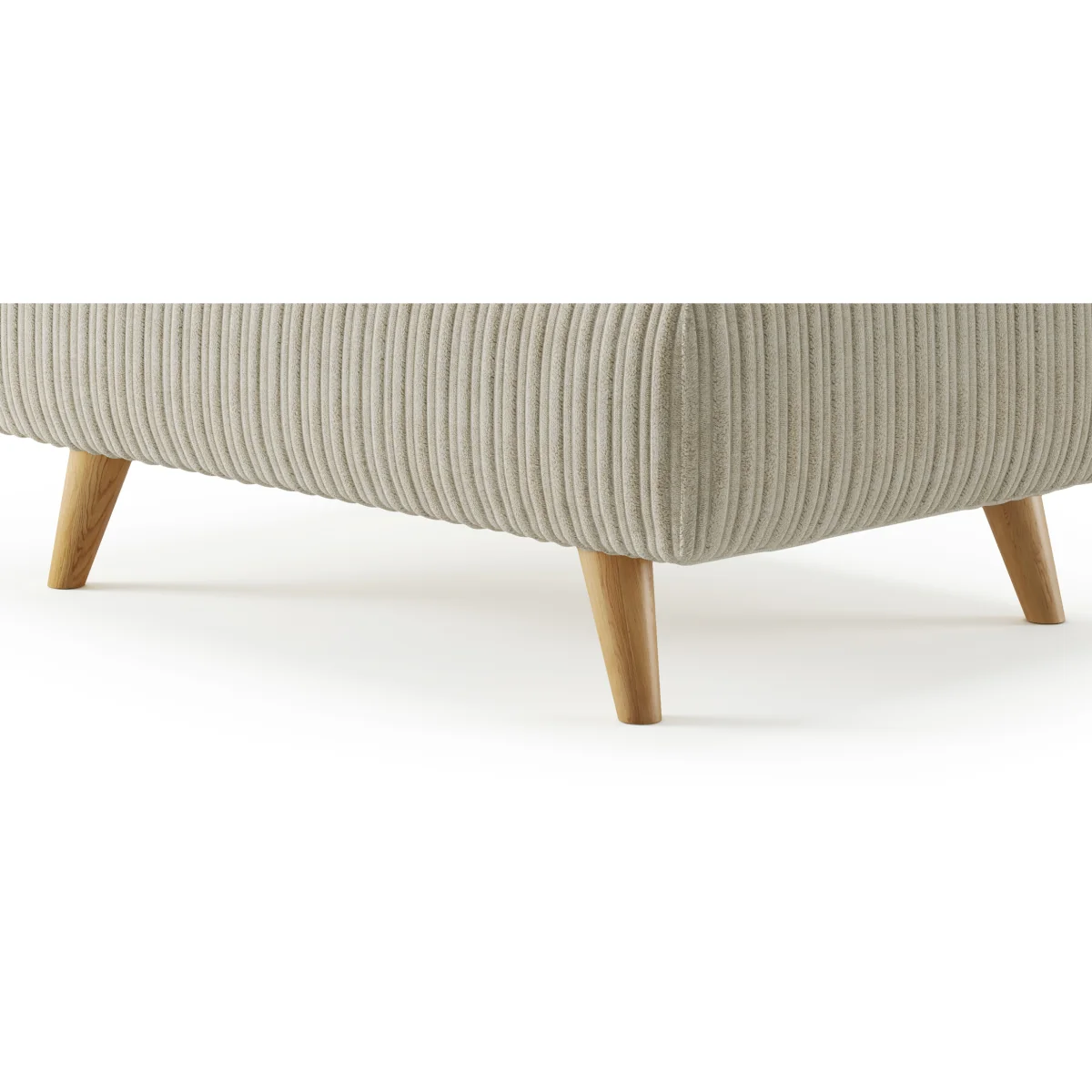 Milan Stone Fabric Footstool – image 5