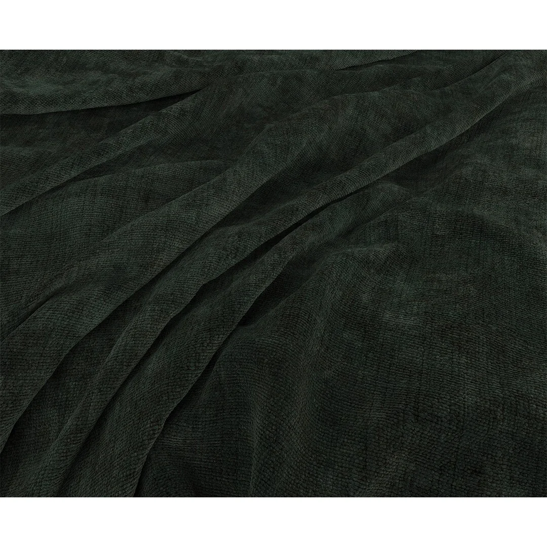 Naples Emerald Velvet Footstool – image 6