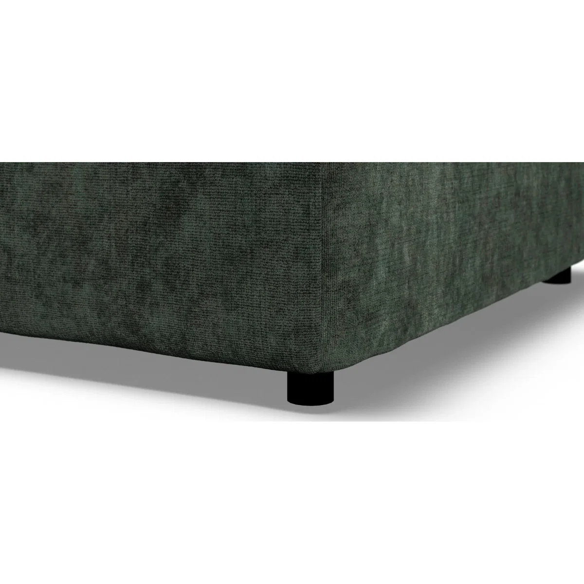 Naples Emerald Velvet Footstool – image 9