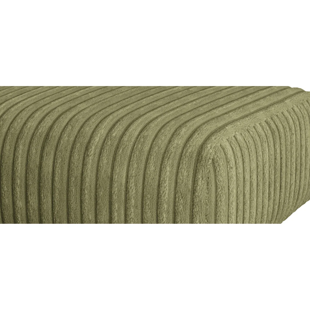 Milan Fern Green Fabric Footstool – image 8