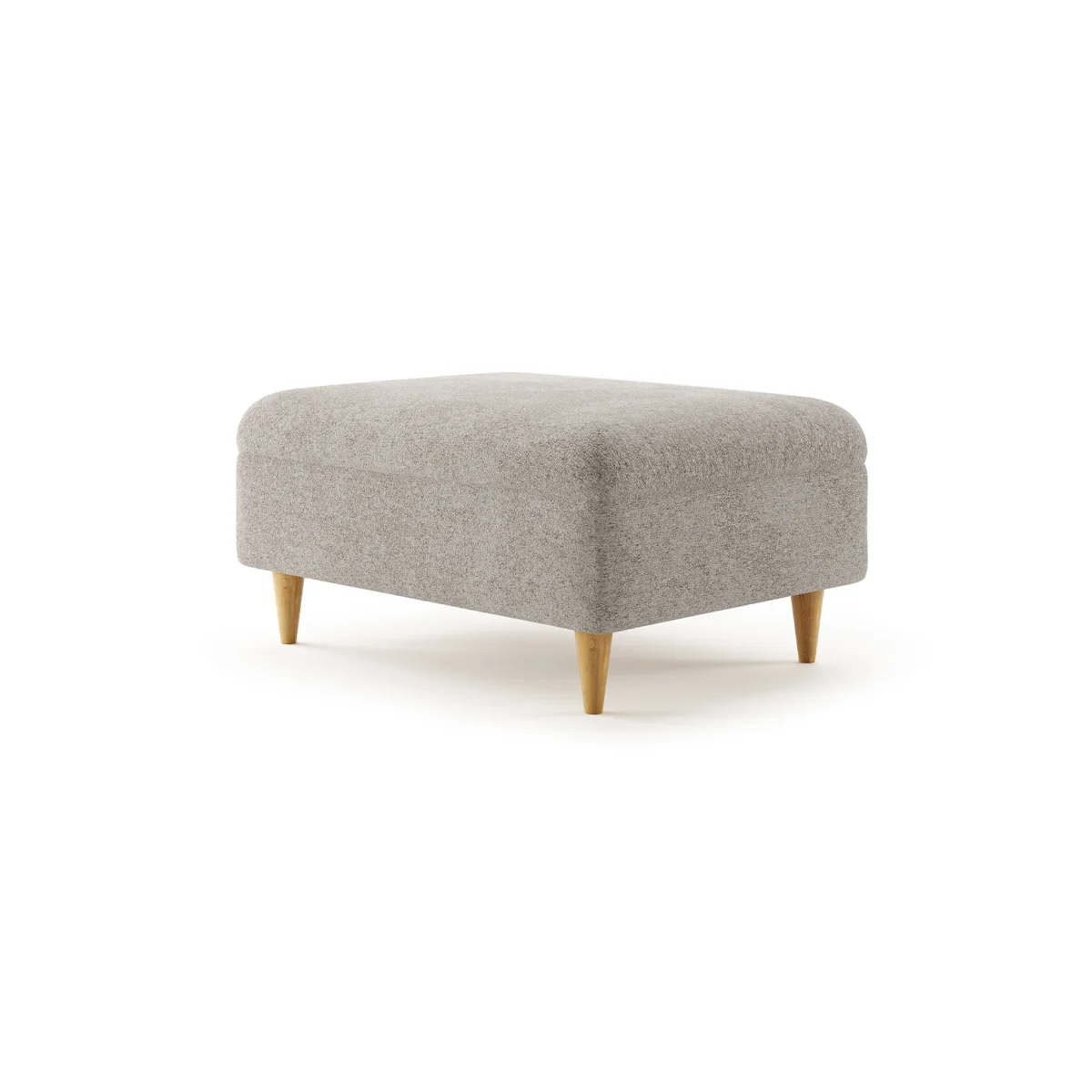 Capri Cloud Boucle Fabric Footstool – image 2