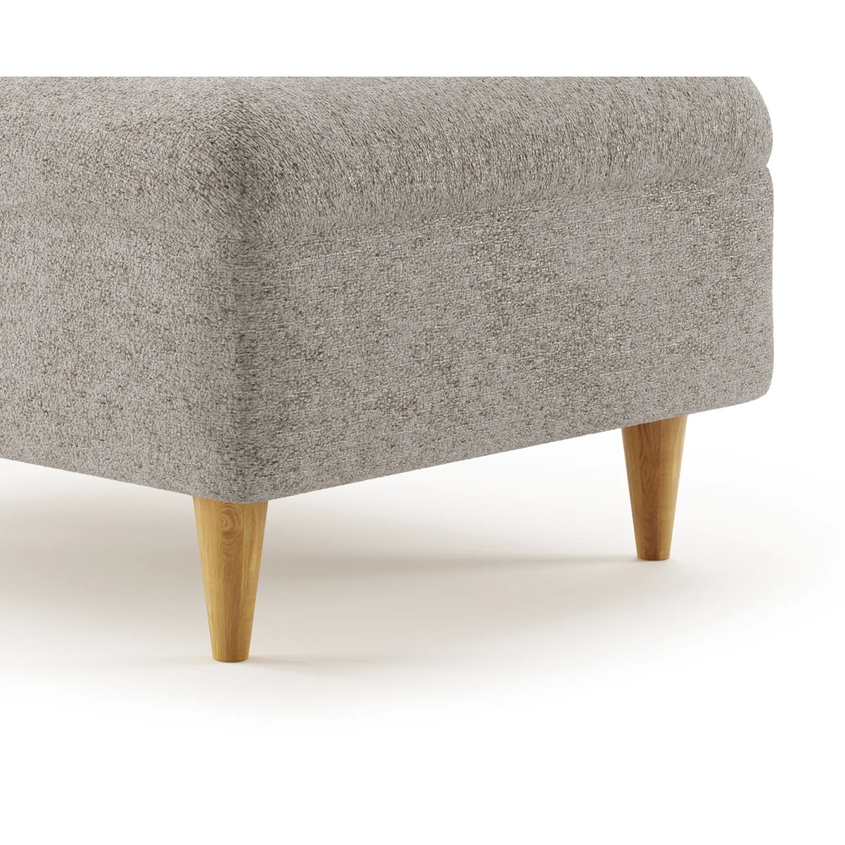 Capri Cloud Boucle Fabric Footstool – image 3