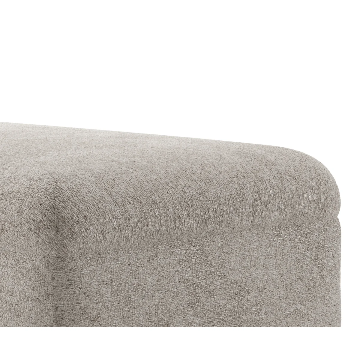 Capri Cloud Boucle Fabric Footstool – image 4