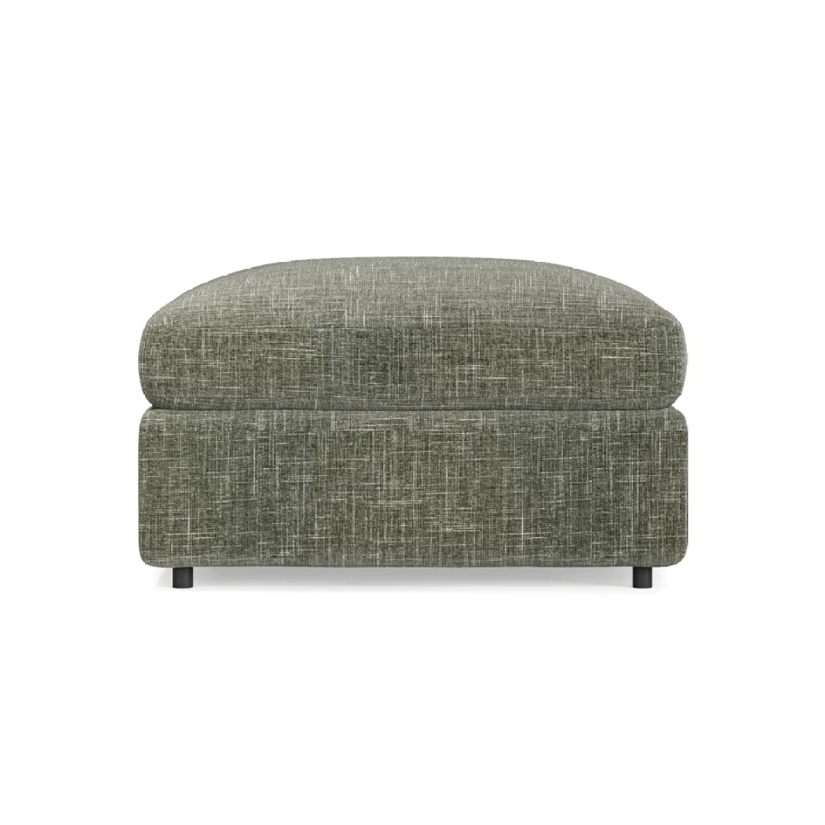 Sorrento Forest Green Fabric Footstool – image 2