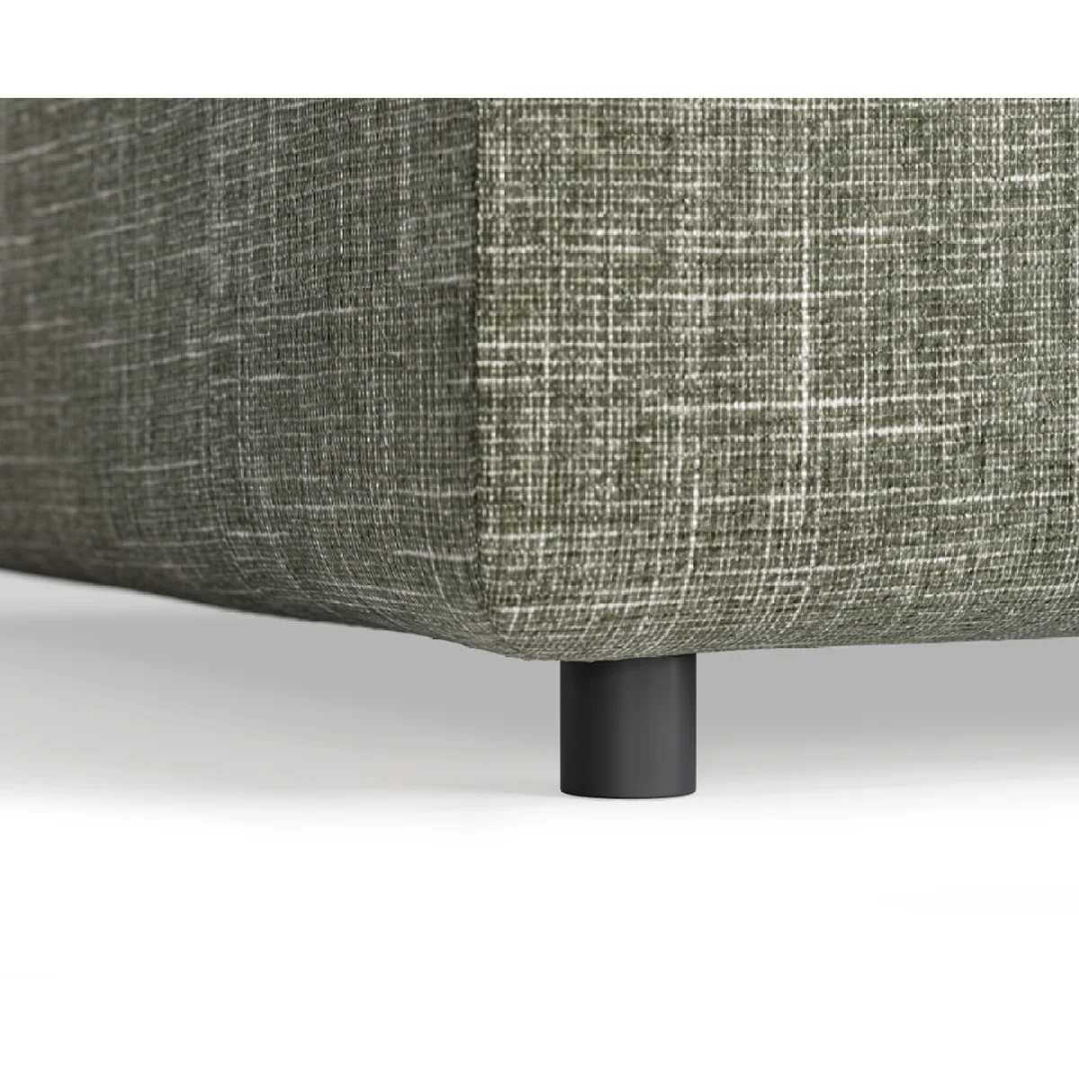 Sorrento Forest Green Fabric Footstool – image 5