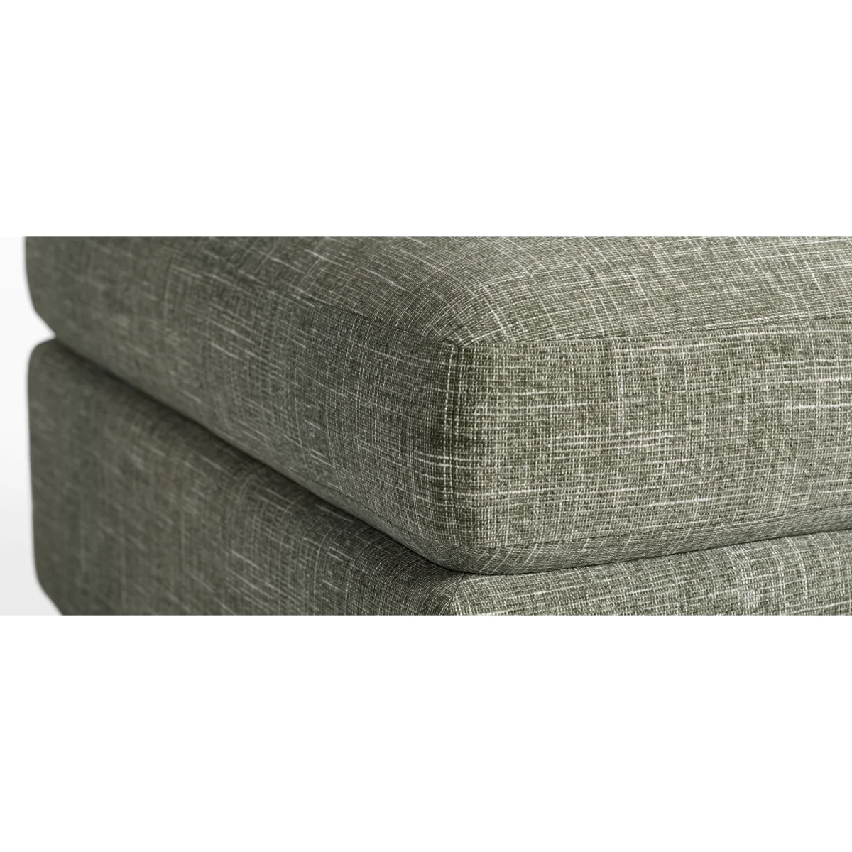 Sorrento Forest Green Fabric Footstool – image 8