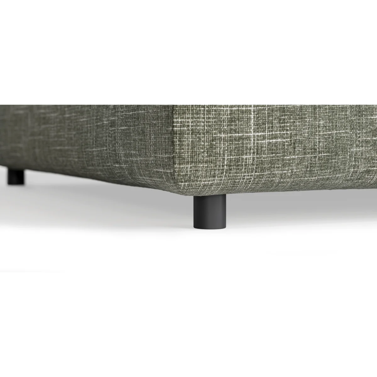 Sorrento Forest Green Fabric Footstool – image 9