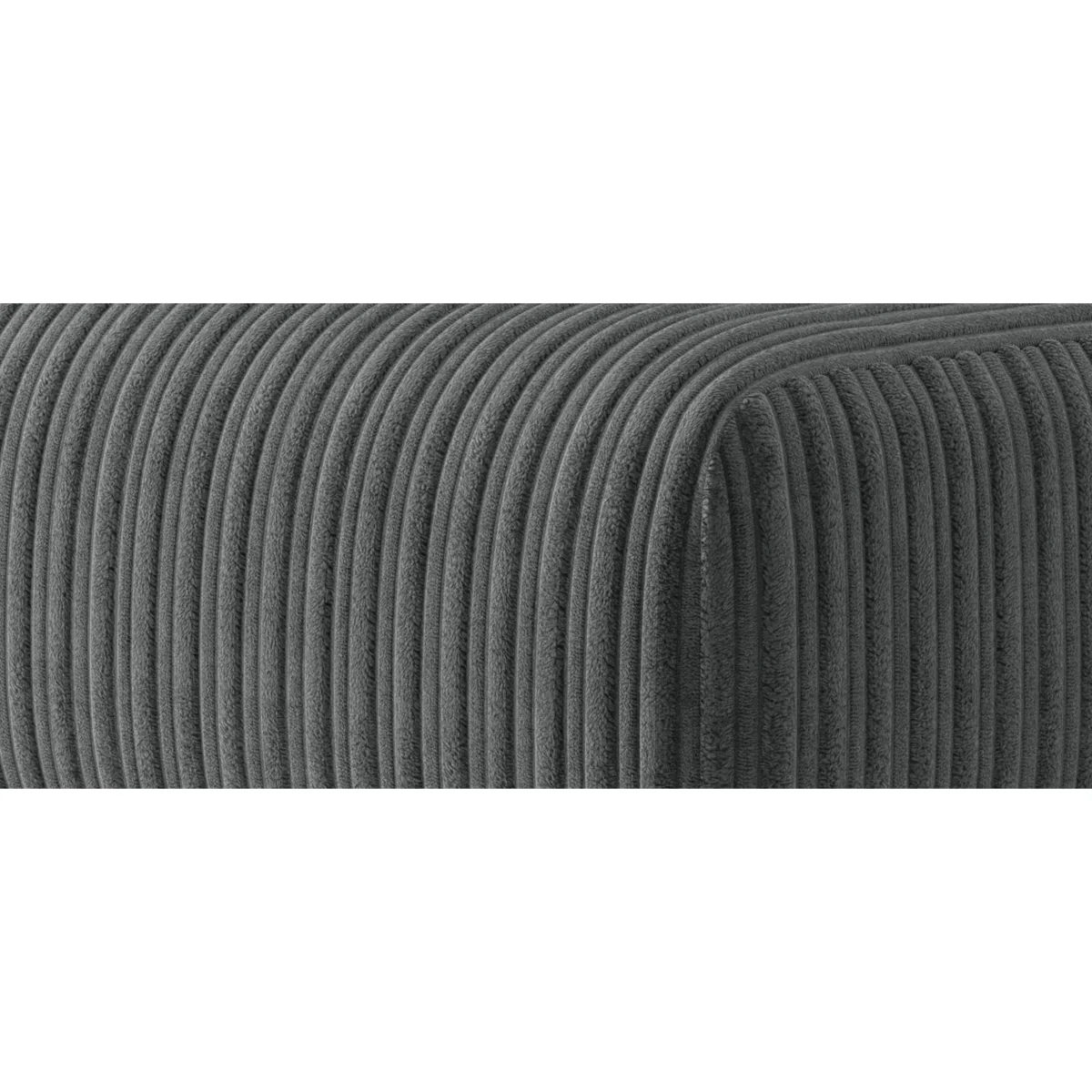 Milan Grey Fabric Footstool – image 7