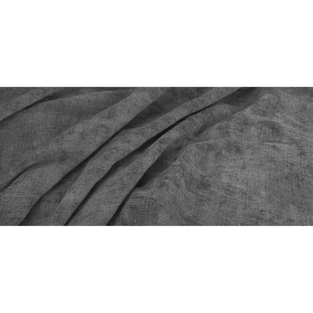 Naples Grey Velvet Footstool – image 8