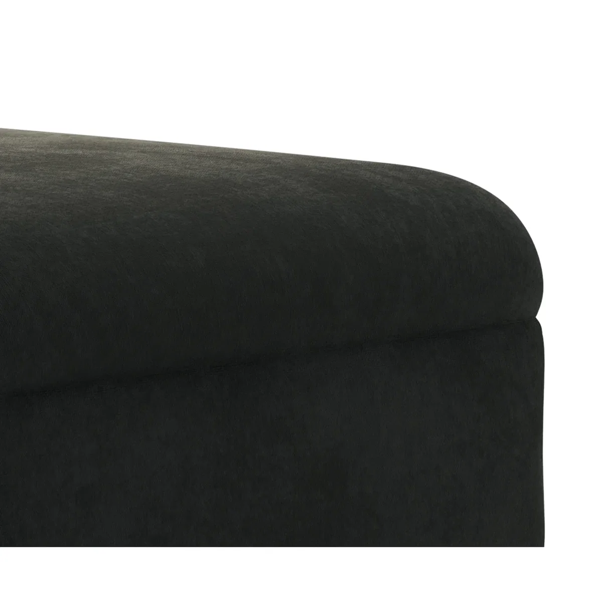 Capri Anthracite Chenille Fabric Footstool – image 3