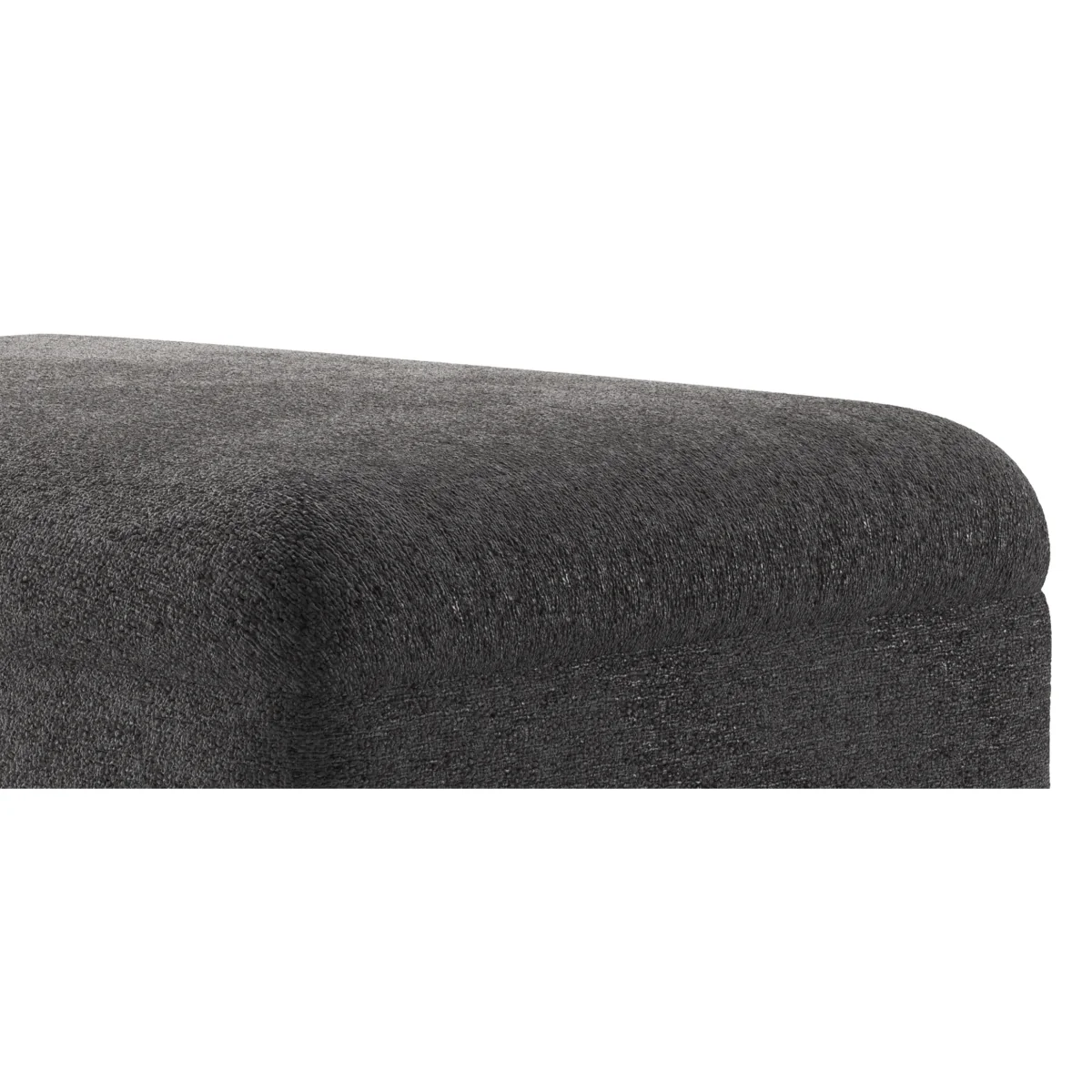 Capri Midnight Boucle Fabric Footstool – image 5