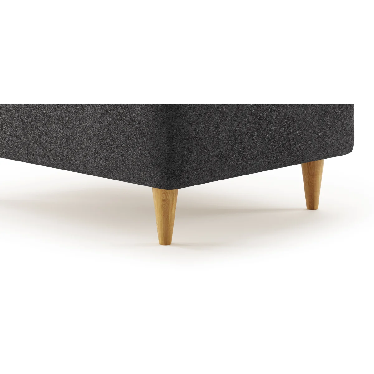 Capri Midnight Boucle Fabric Footstool – image 6