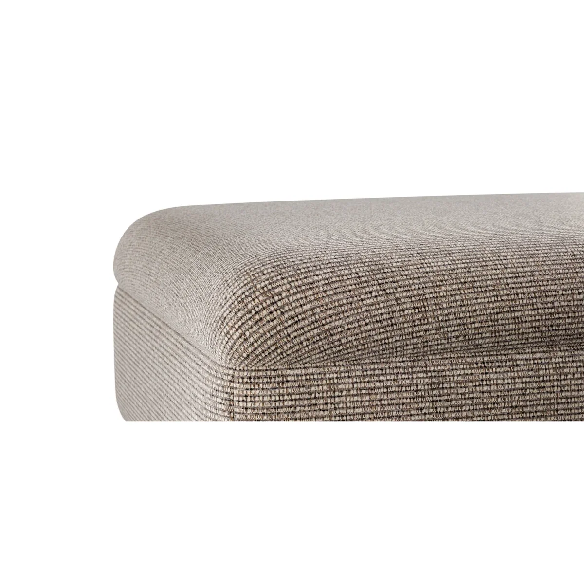 Capri Mushroom Fabric Footstool – image 8