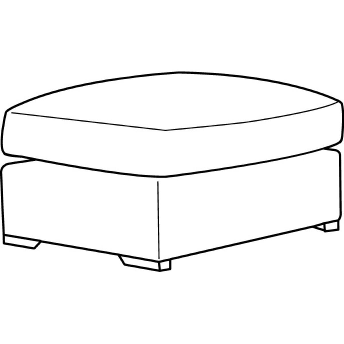 Phoebe Large Footstool - Turino Leather – image 6