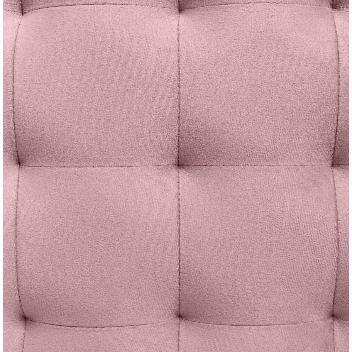 OHS Matte Velvet Foldable Storage Ottoman - Blush / 42cm – image 8